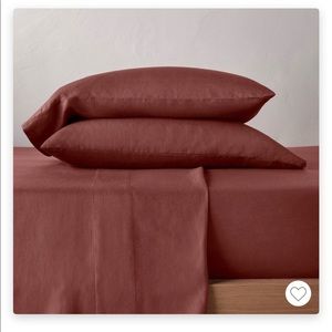 Clay, King Sized Casaluna Linen Sheets